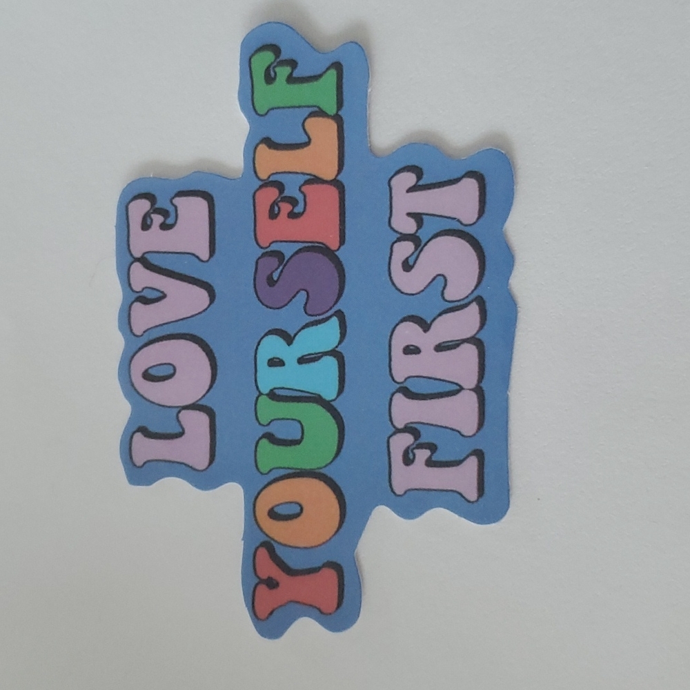 Love Yourself First Sticker - Picture 2 of 2